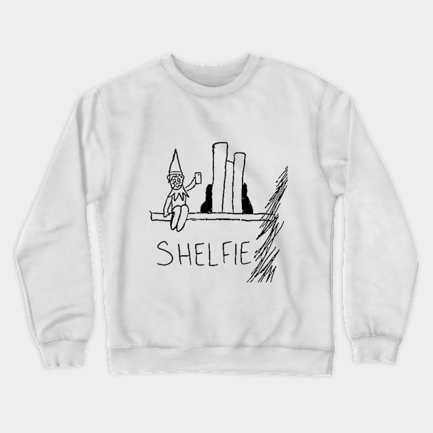 shelfie Crewneck Sweatshirt by hazydoodlez